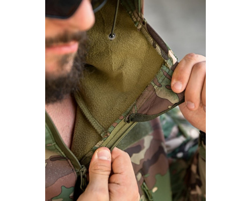 Тактична куртка SoftShell софтшел Armageddon мультикам ВТ0478