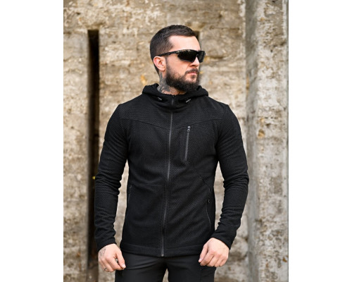 Тактична фліска honeycomb black ВТ0443