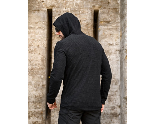 Тактична фліска honeycomb black ВТ0443