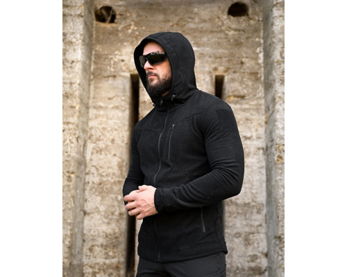 Тактична фліска honeycomb black ВТ0443