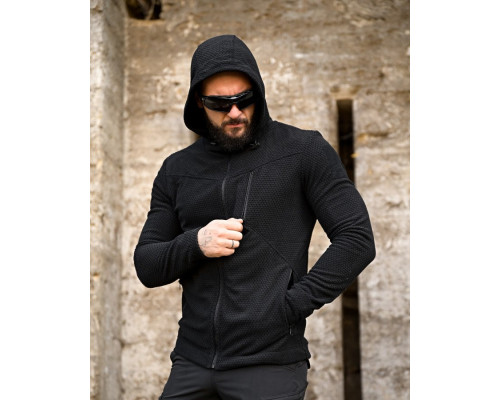 Тактична фліска honeycomb black ВТ0443