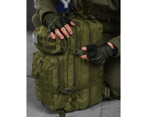 Рюкзак тактичний олива 45л 800D USA ВТ6386