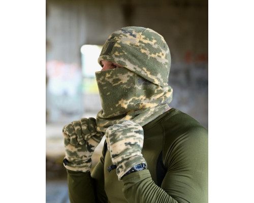 Тактичний флісовий комплект 3 в 1 піксель ВТ6388